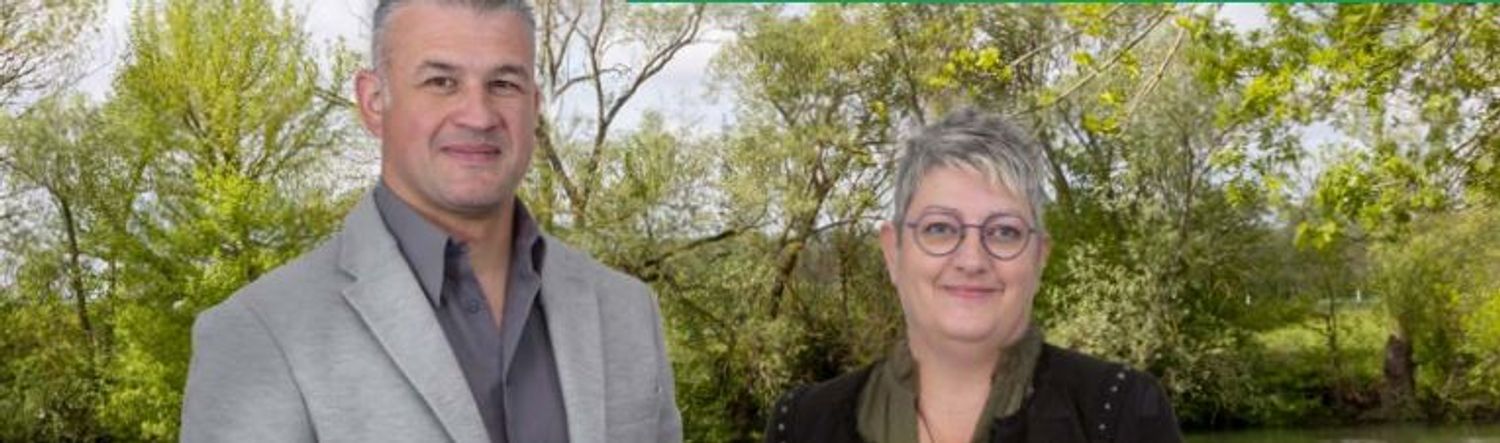 David Camus et Corine Roussel sont candidats dans le canton d’Auxonne Pontailler